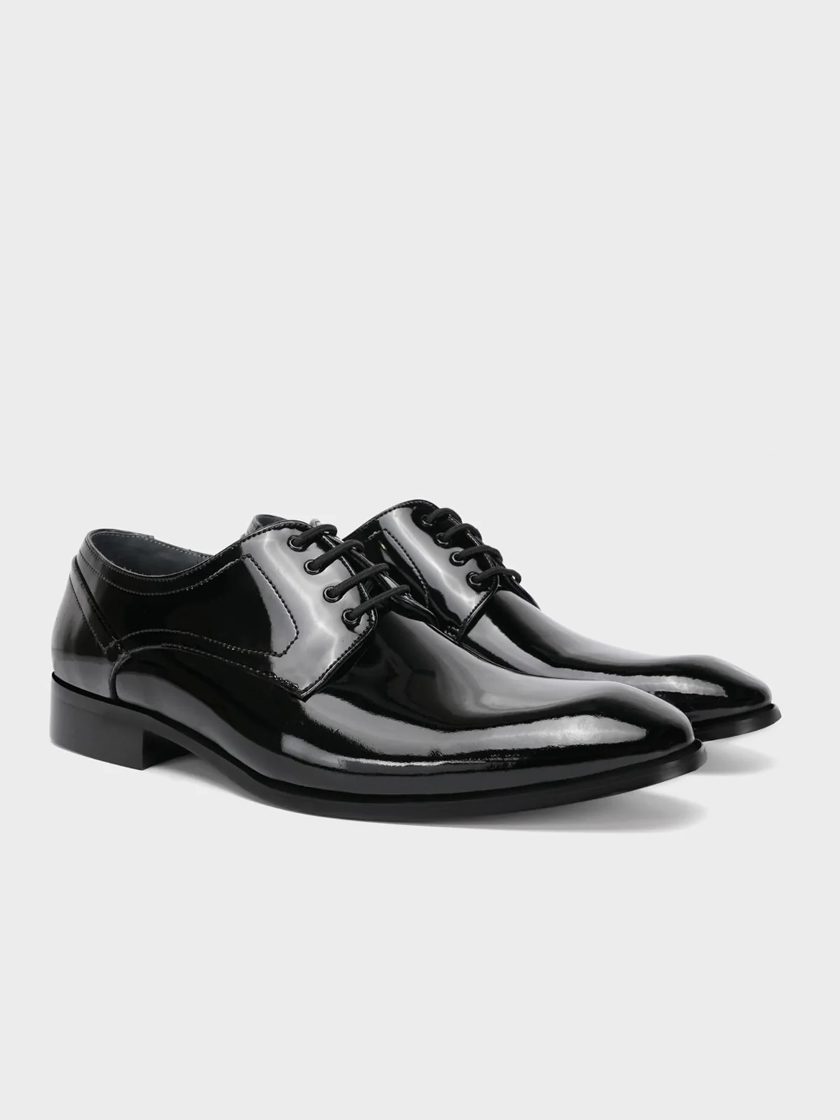 Mens "GAEL" Shiny Leather Dress Formal Shoes - Image 2