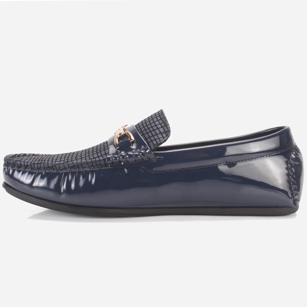 Men's "GAMMA" Textured Comfort Moccasins Shoes - Image 3