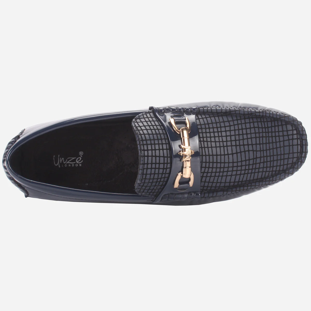 Men's "GAMMA" Textured Comfort Moccasins Shoes - Image 4