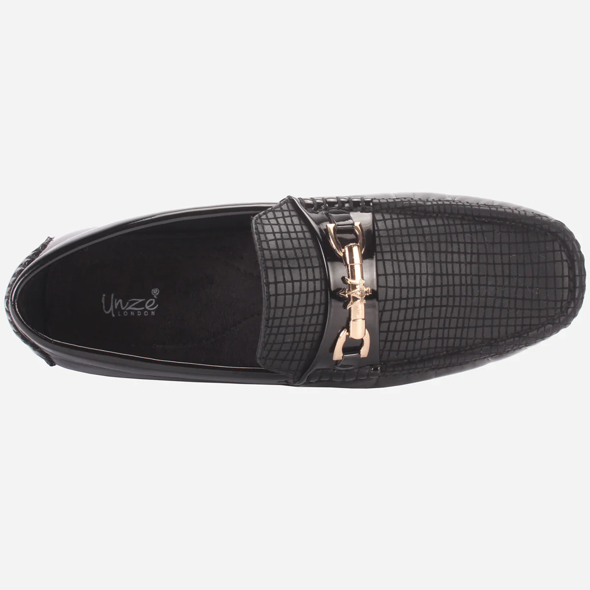 Men's "GAMMA" Textured Comfort Moccasins Shoes - Image 4