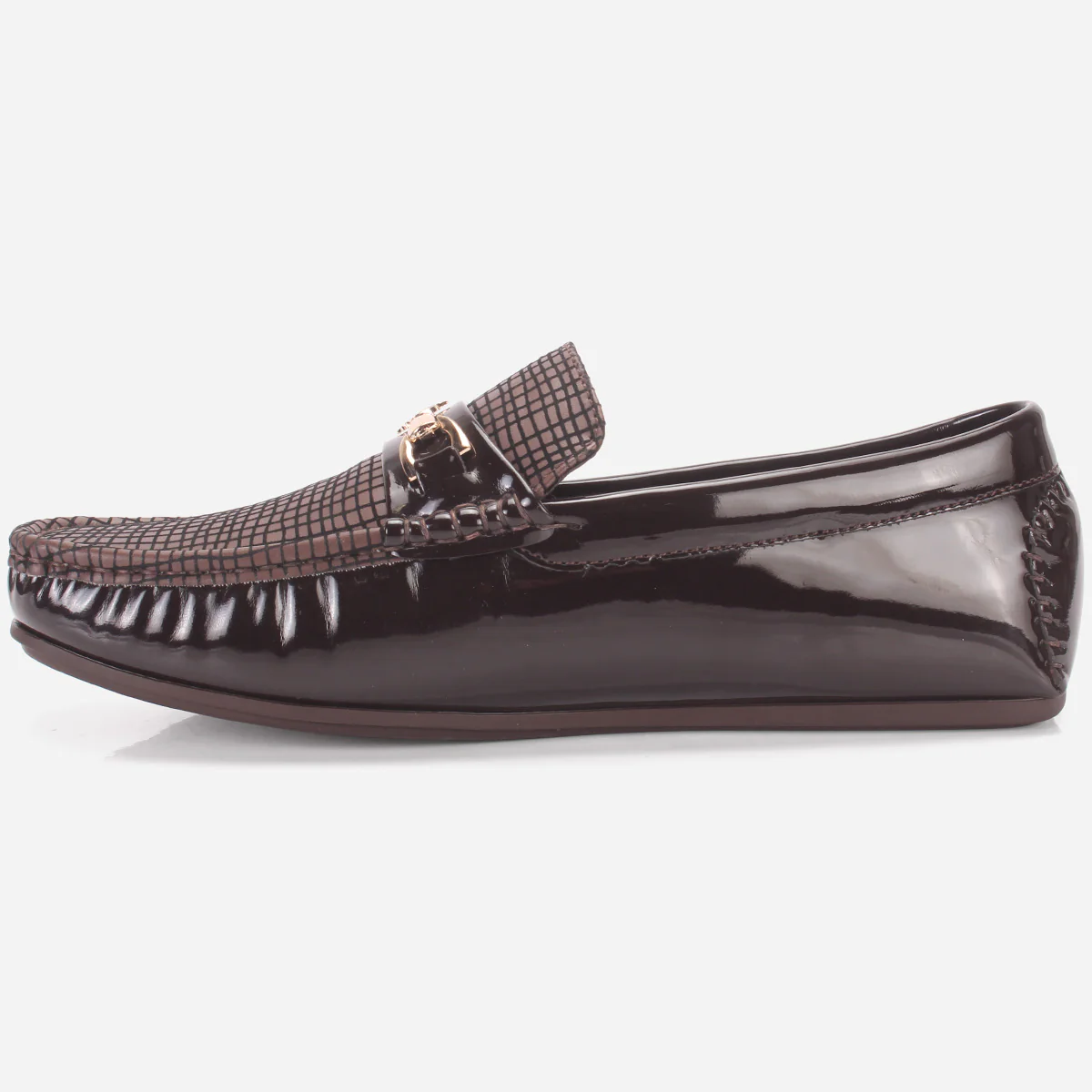 Men's "GAMMA" Textured Comfort Moccasins Shoes - Image 3