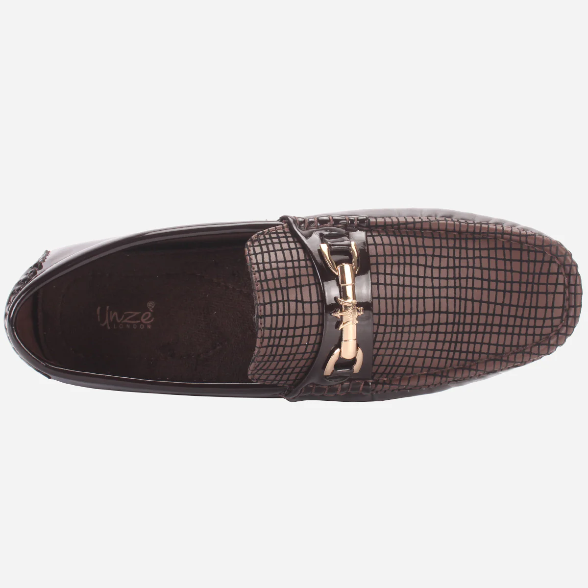 Men's "GAMMA" Textured Comfort Moccasins Shoes - Image 4