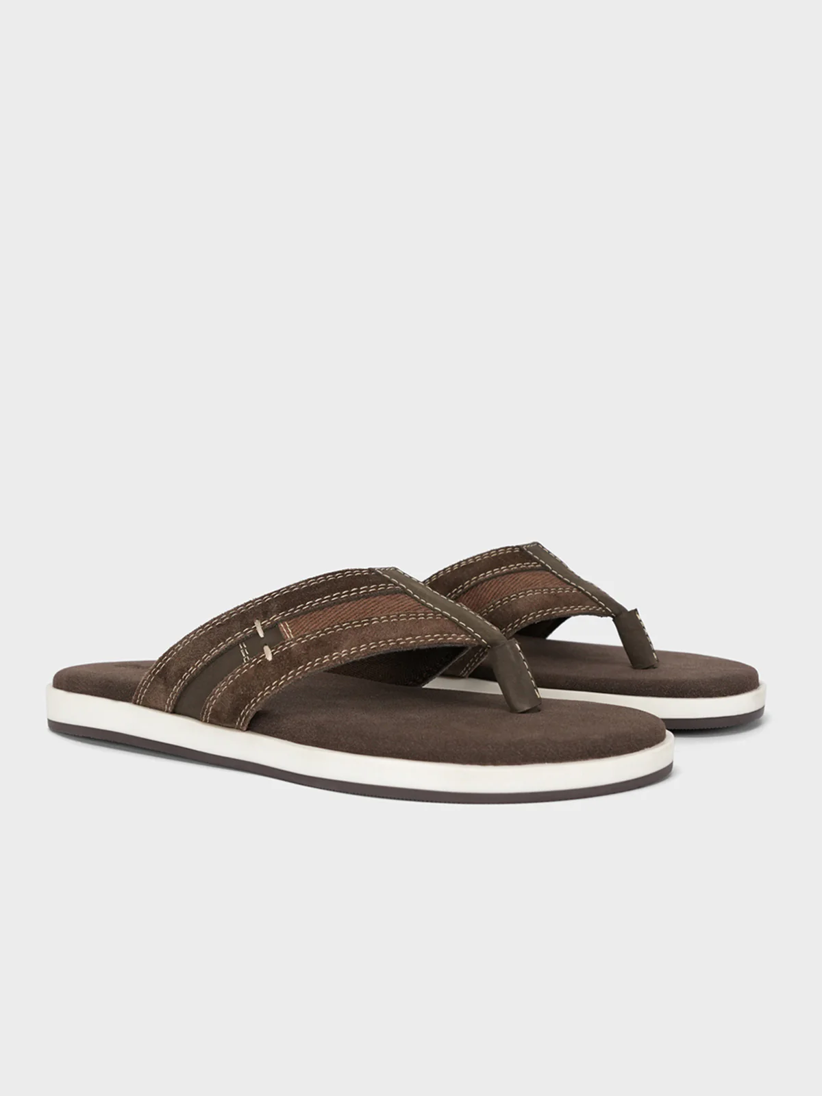 Mens "GEFJUN" Casual Suede Slippers - Image 2