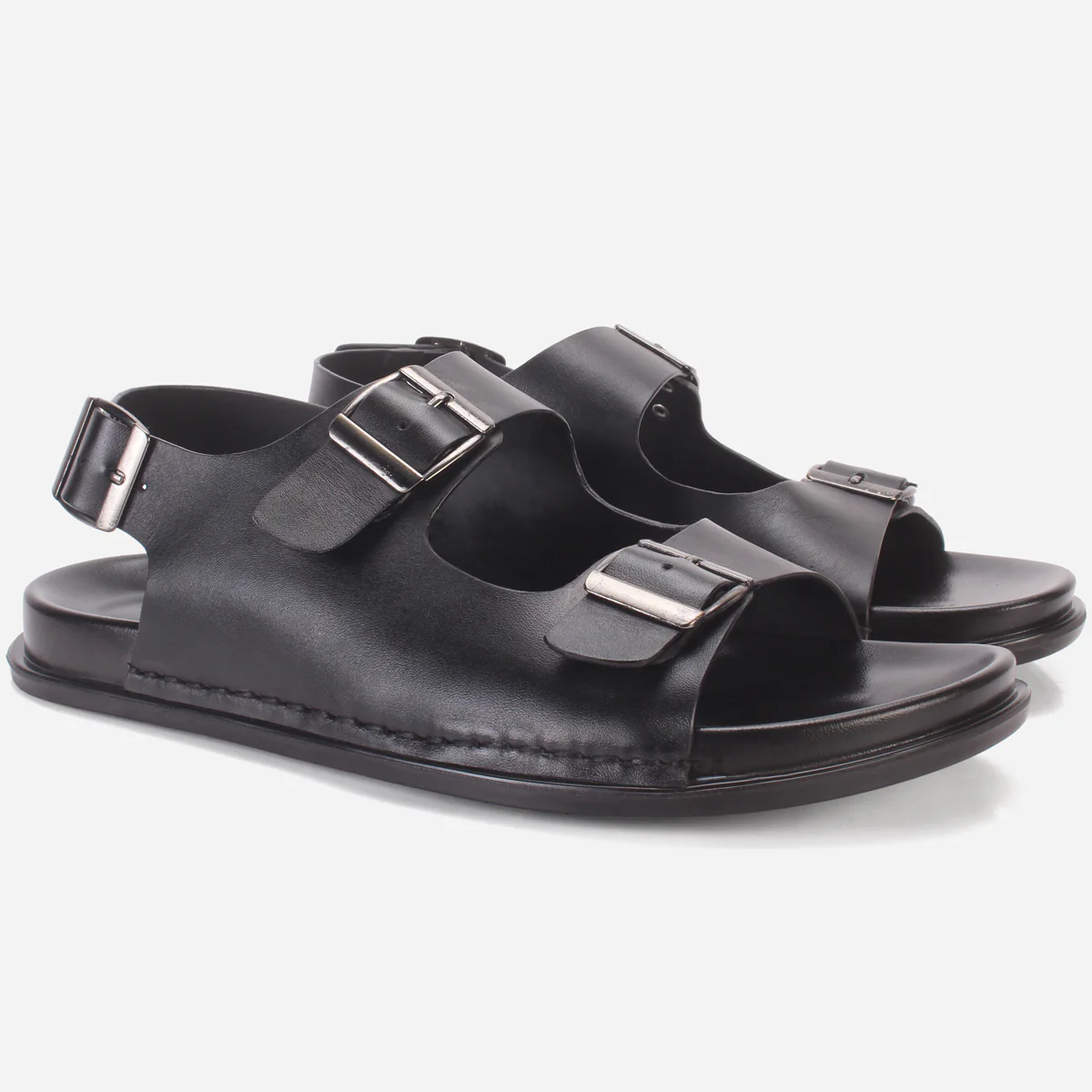 Mens "GIOR" Leather Summer Sandals - Image 2