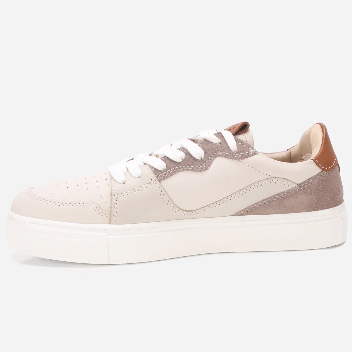 Mens "GORKA" Leather Lace Up Trainers - Image 3