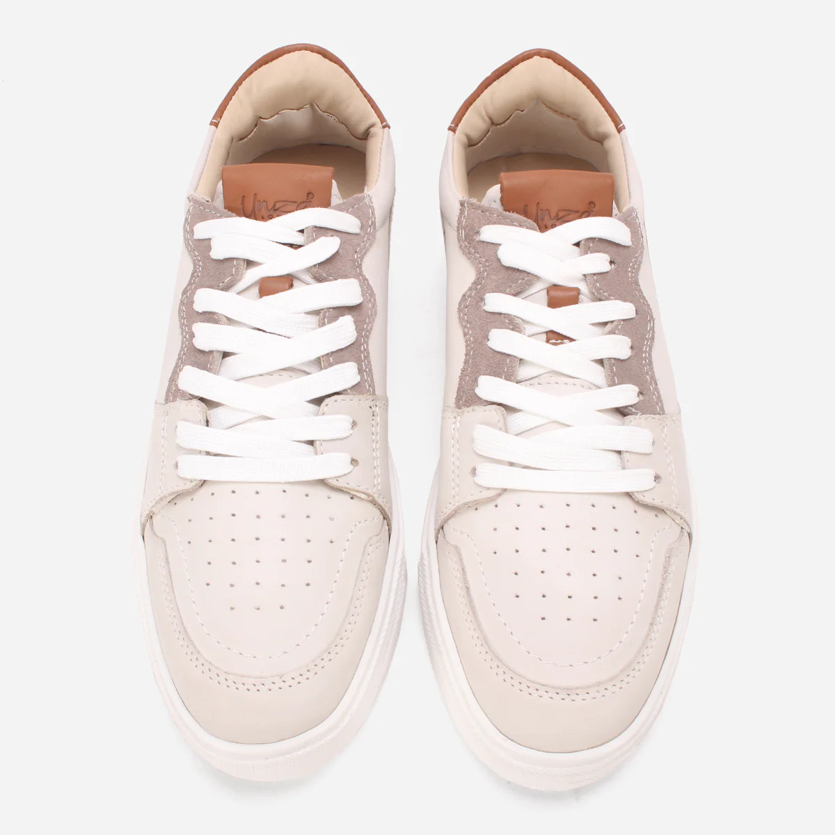 Mens "GORKA" Leather Lace Up Trainers - Image 4