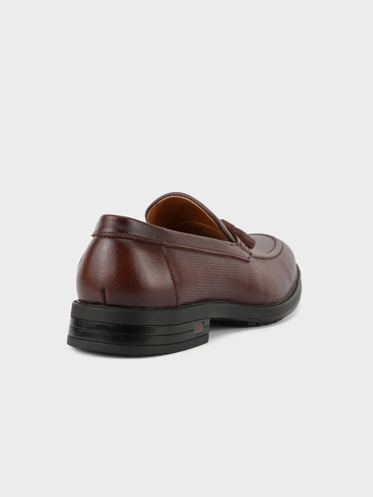 Mens "GRAY" Round Toe Leather Formal Shoes - Image 3