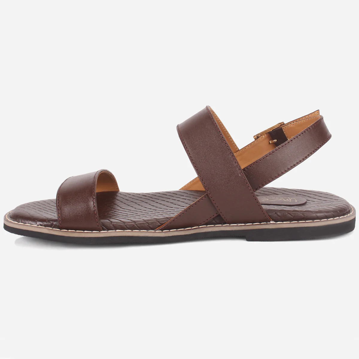 Mens "GREEZ" Leather Buckle Summer Sandals - Image 3