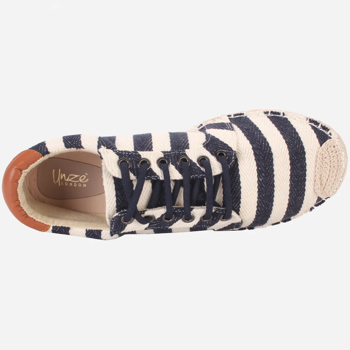 Mens "GUAXI" Canvas Flat Espadrille Shoes - Image 4