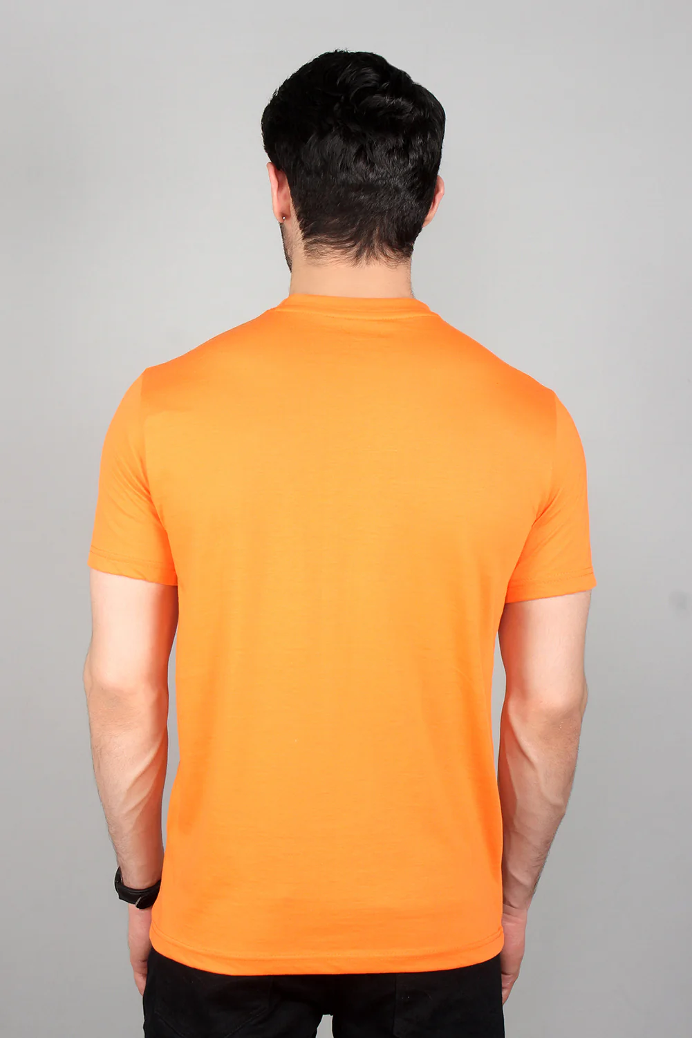 "GUAZ" Crew Neck Slim Fit T-Shirt - Image 5