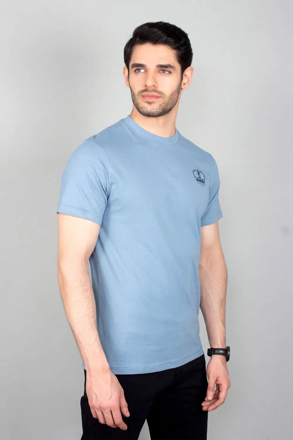 Men's "GUAZ" Cotton Casual Crew Neck Shirt - Image 3