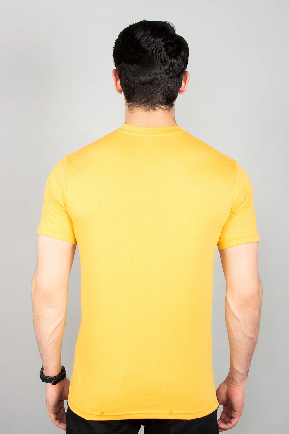"GUAZ" Crew Neck Slim Fit T-Shirt - Image 5