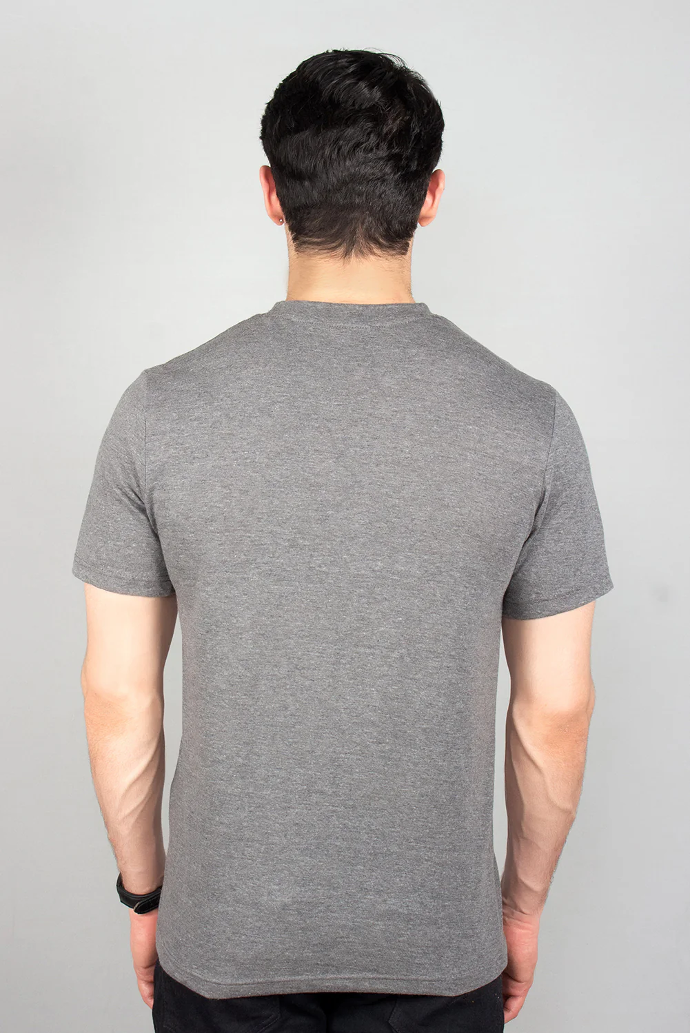 "GUAZ" Crew Neck Slim Fit T-Shirt - Image 5