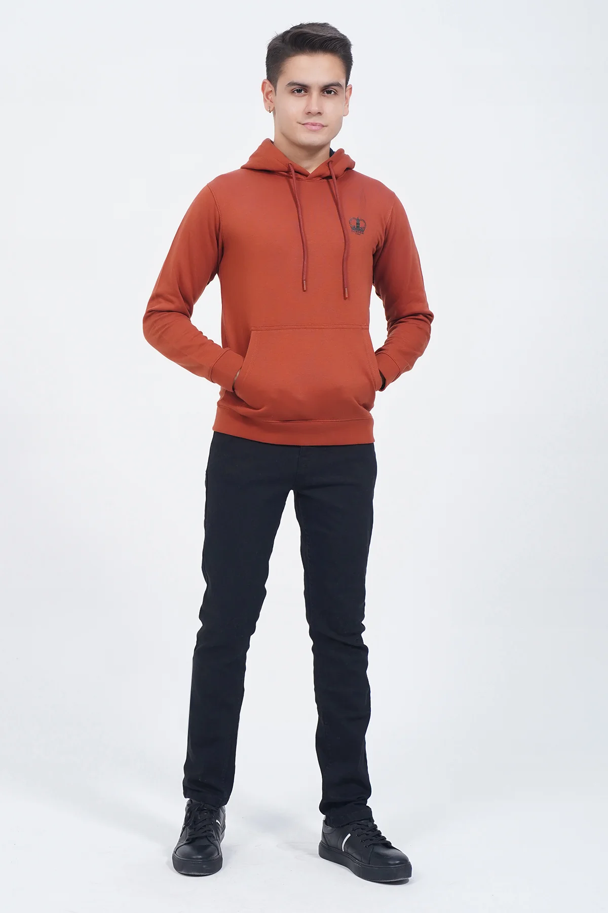 Mens "GYEONG" yeong Mens Winter Zipper Hoodies - Image 4
