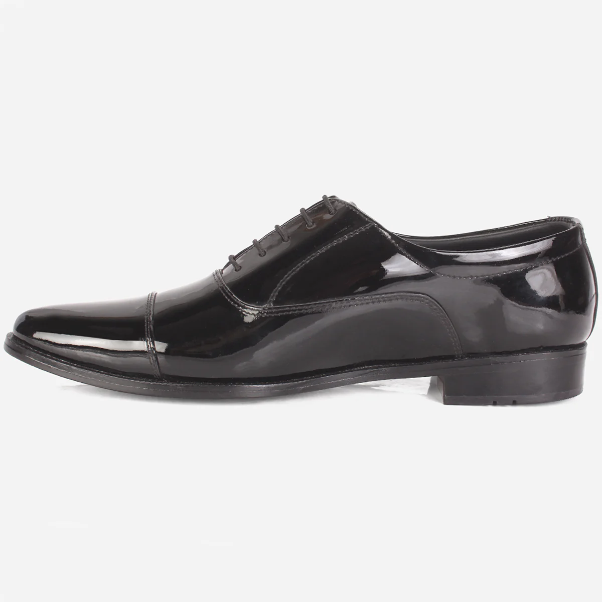 Mens "HAYIS" Leather Lace Up Leather Dress Shoes - Image 3