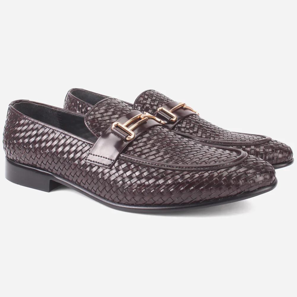 Men's "HEIDR" Formal Leather Slip-ons Dress Shoes - Image 2
