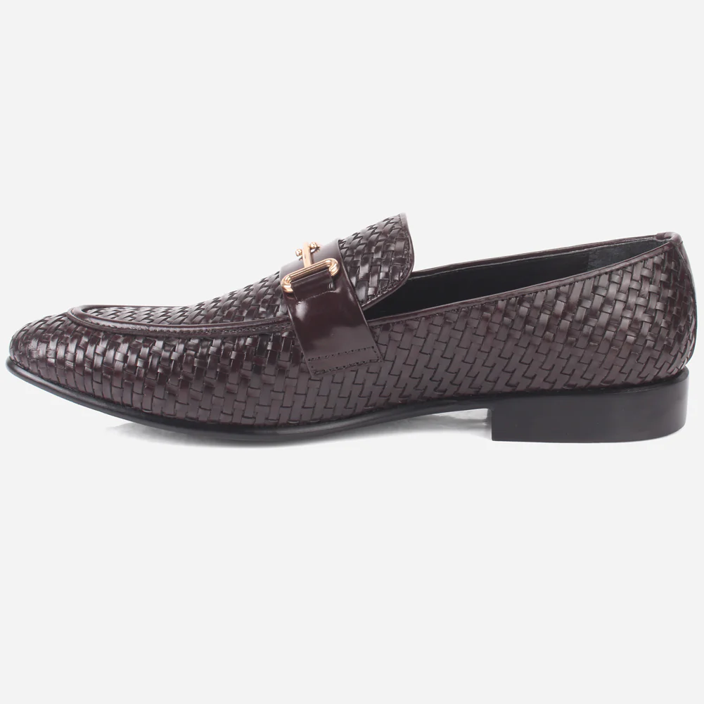 Men's "HEIDR" Formal Leather Slip-ons Dress Shoes - Image 3