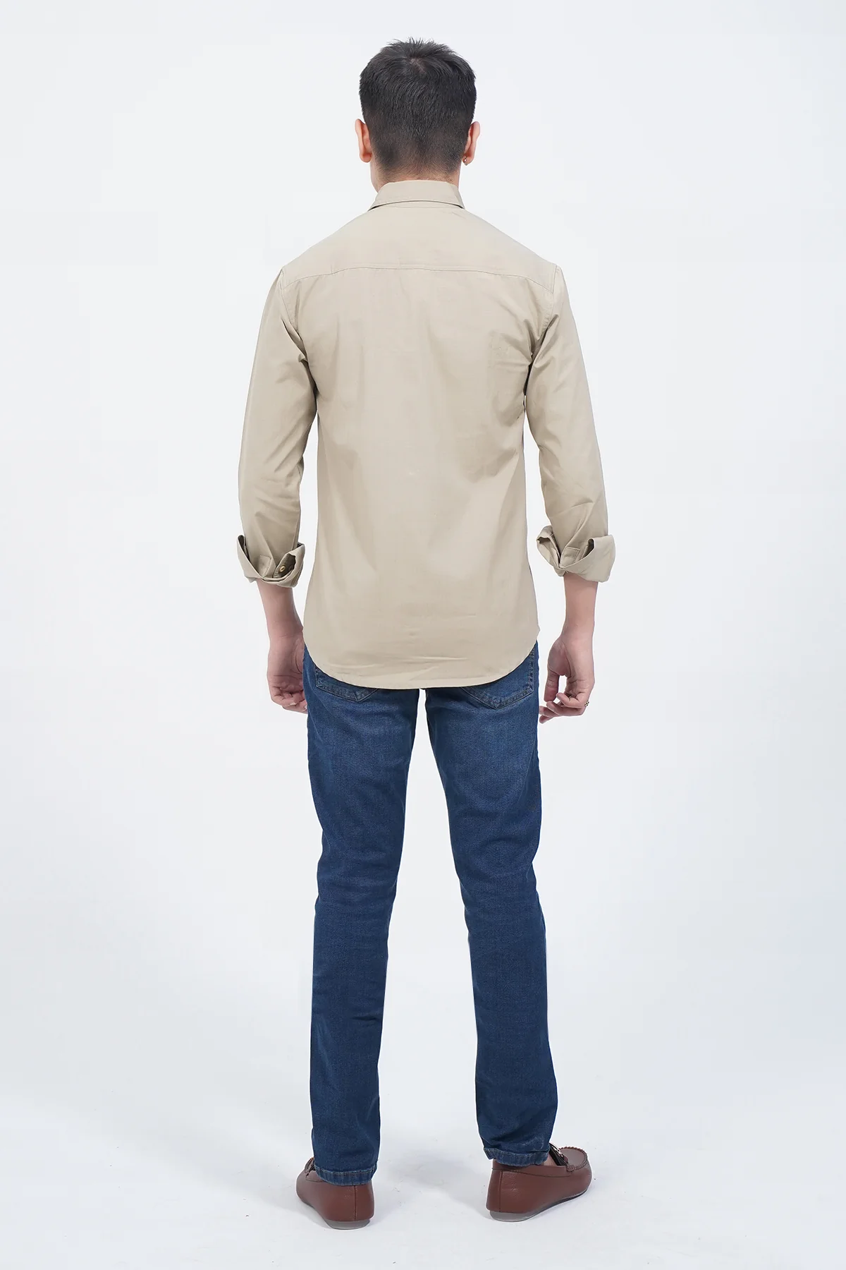 "HORDON" Casual Everyday Solid Shirt - Image 3