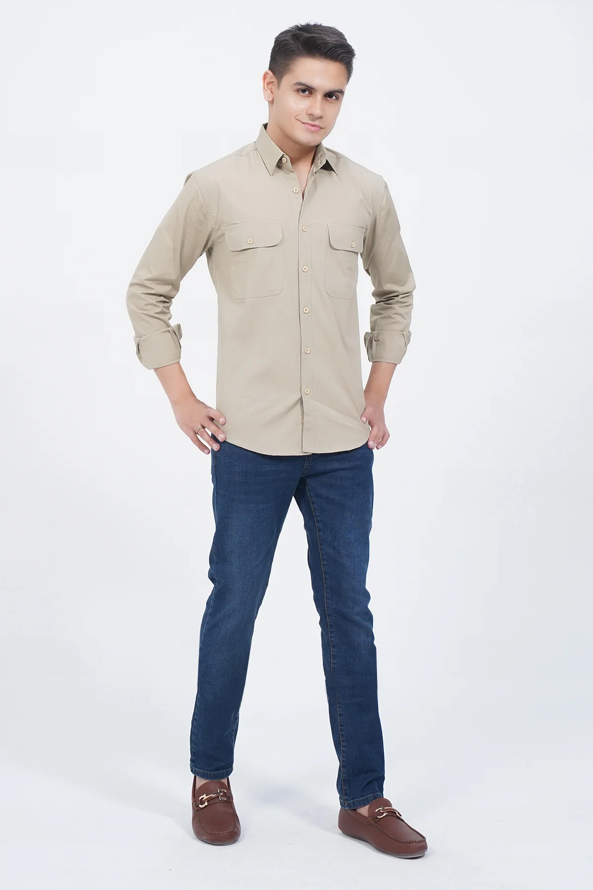 "HORDON" Casual Everyday Solid Shirt - Image 4