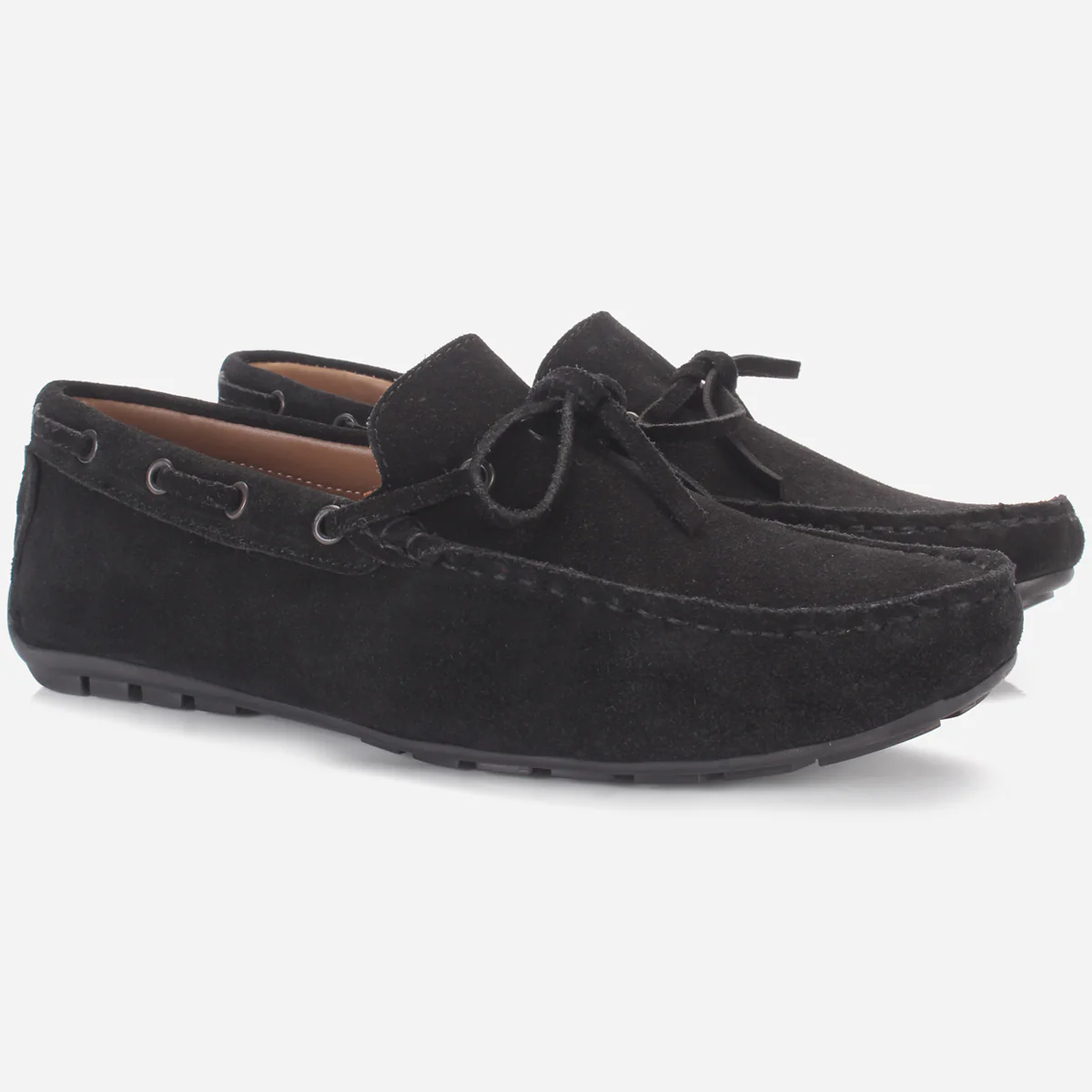 Mens "HUXY" Leather Slip-ons Moccasins - Image 2