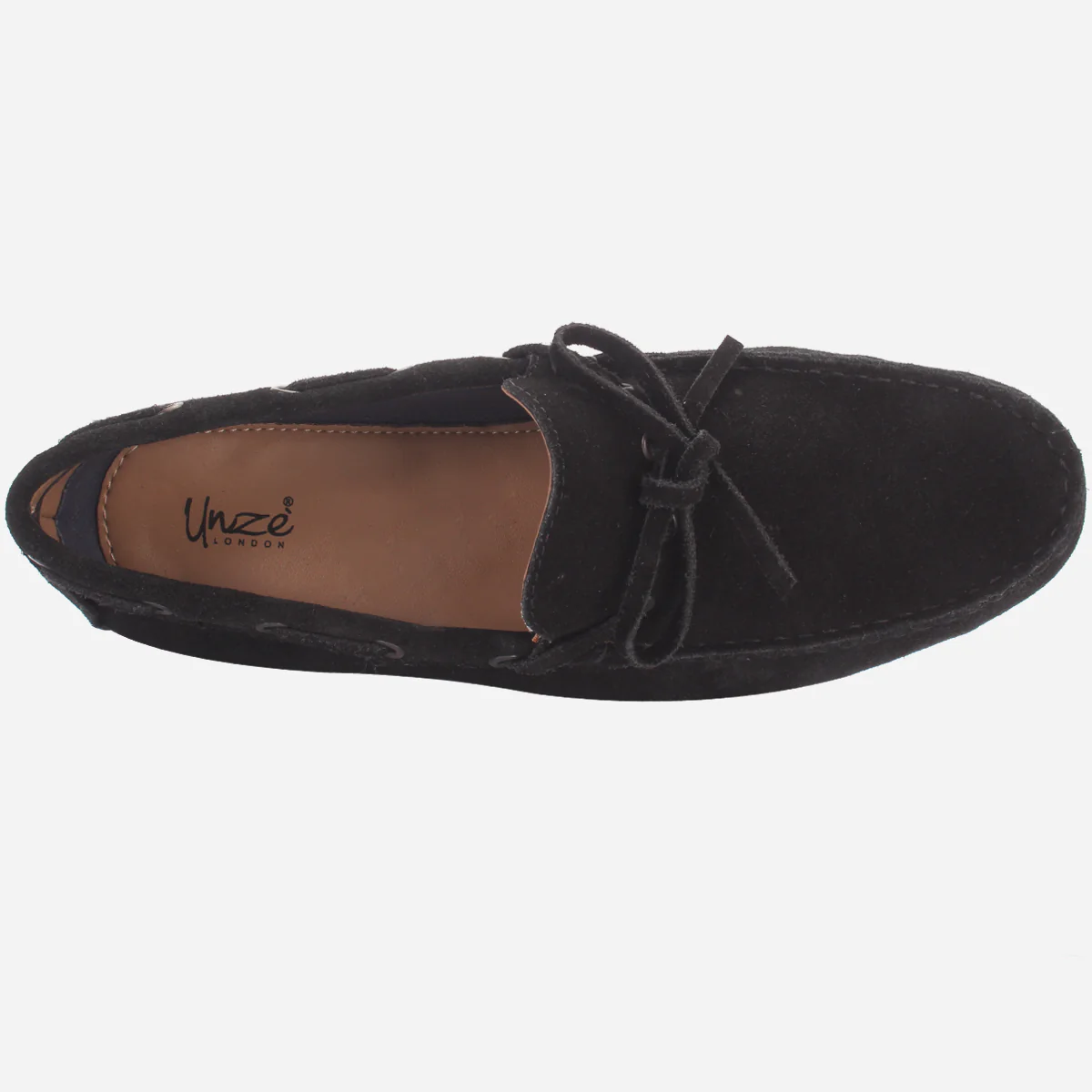 Mens "HUXY" Leather Slip-ons Moccasins - Image 4