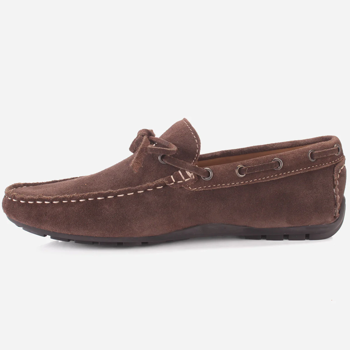 Mens "HUXY" Leather Slip-ons Moccasins - Image 3