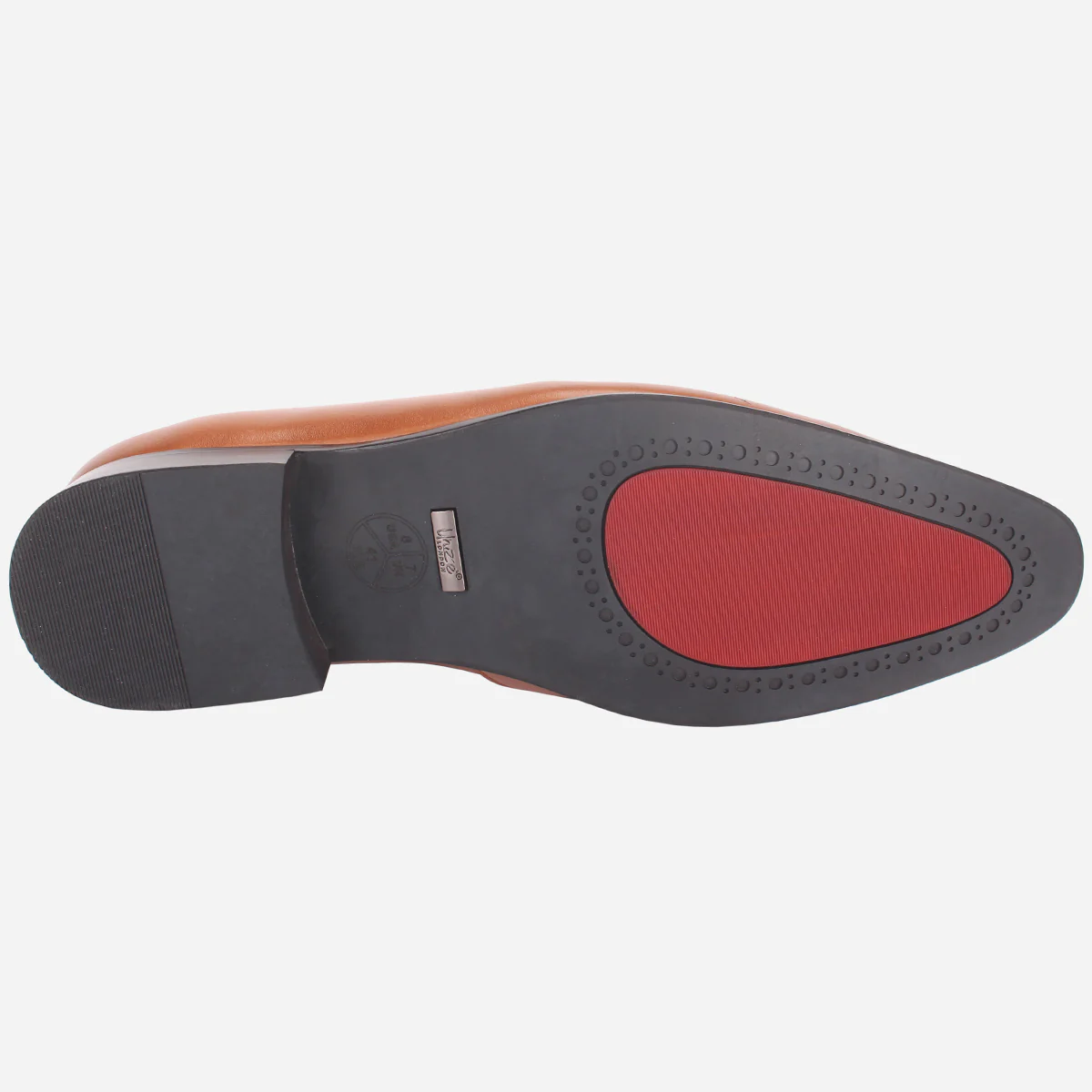 Mens "HUZIM" Leather Office Formal Slide In Shoes - Image 5