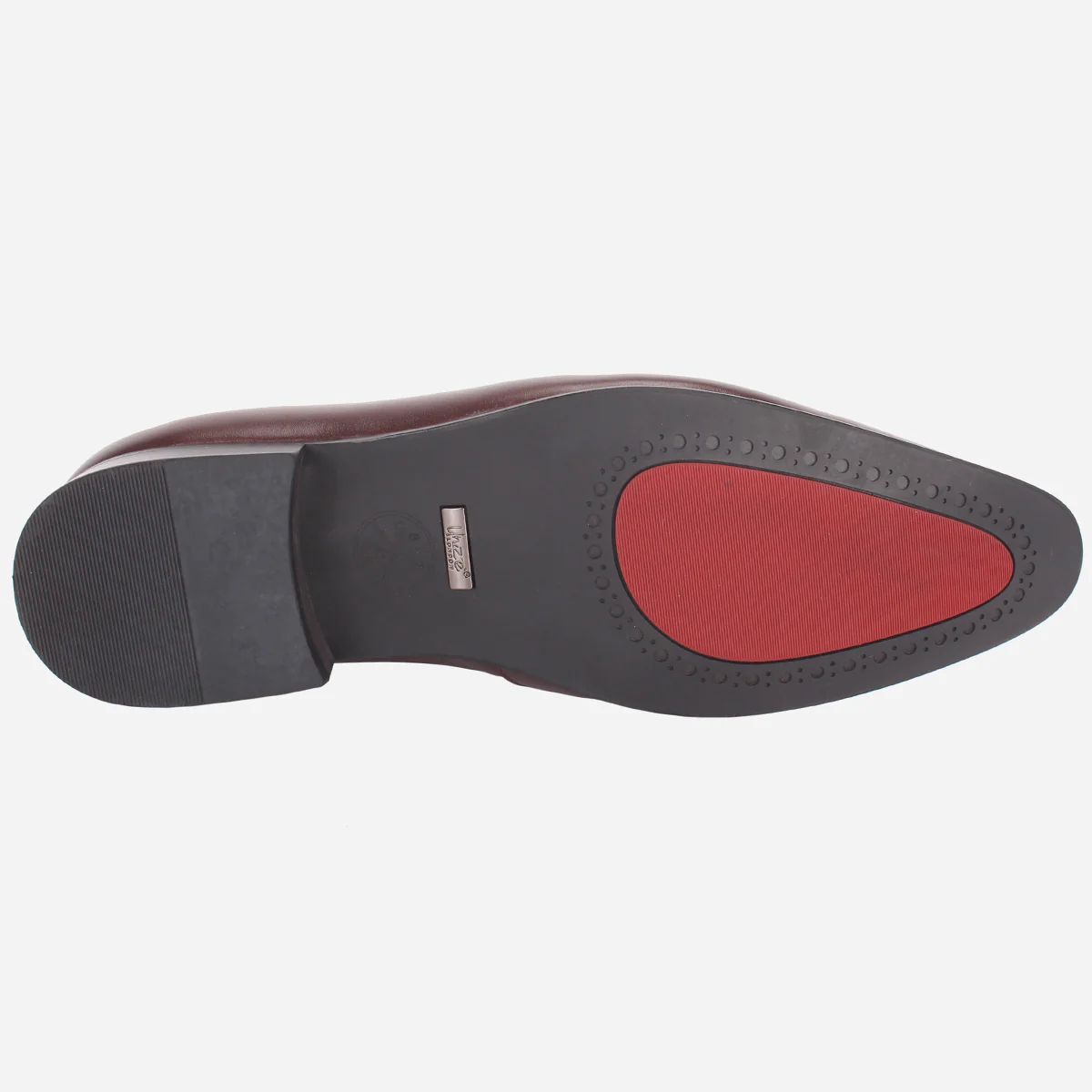Mens "HUZIM" Leather Office Formal Slide In Shoes - Image 5