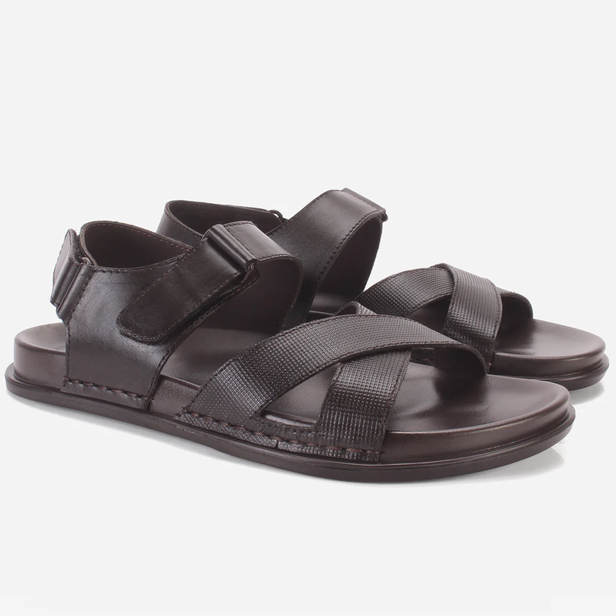 Men's "IRASMO" Leather Open Toe Sandals - Image 2