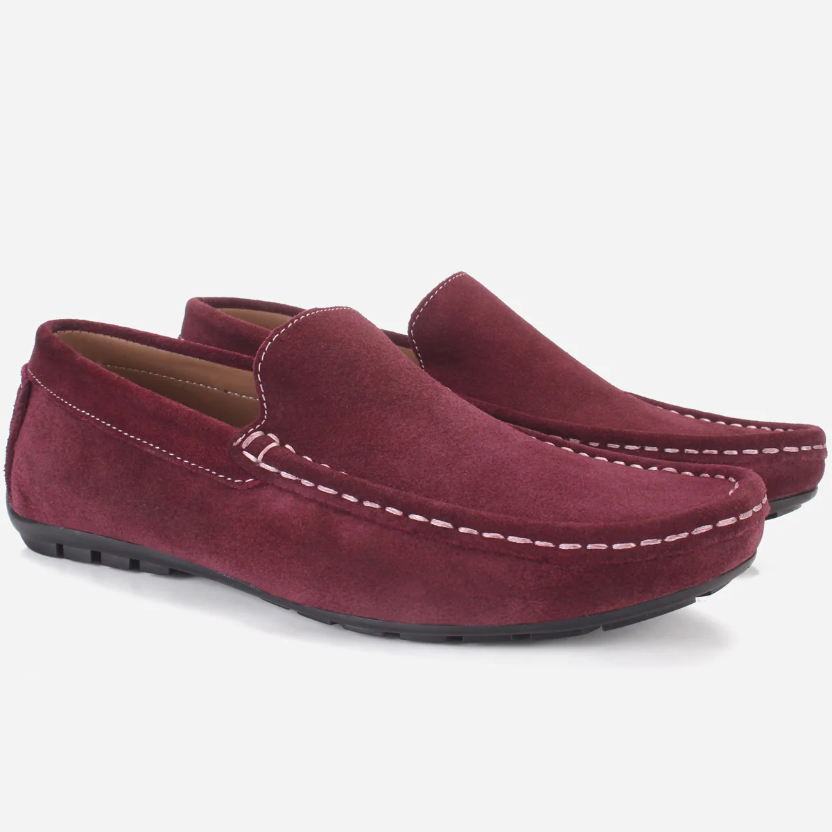 Mens "JAGUAR" Leather Winter Moccasins - Image 2