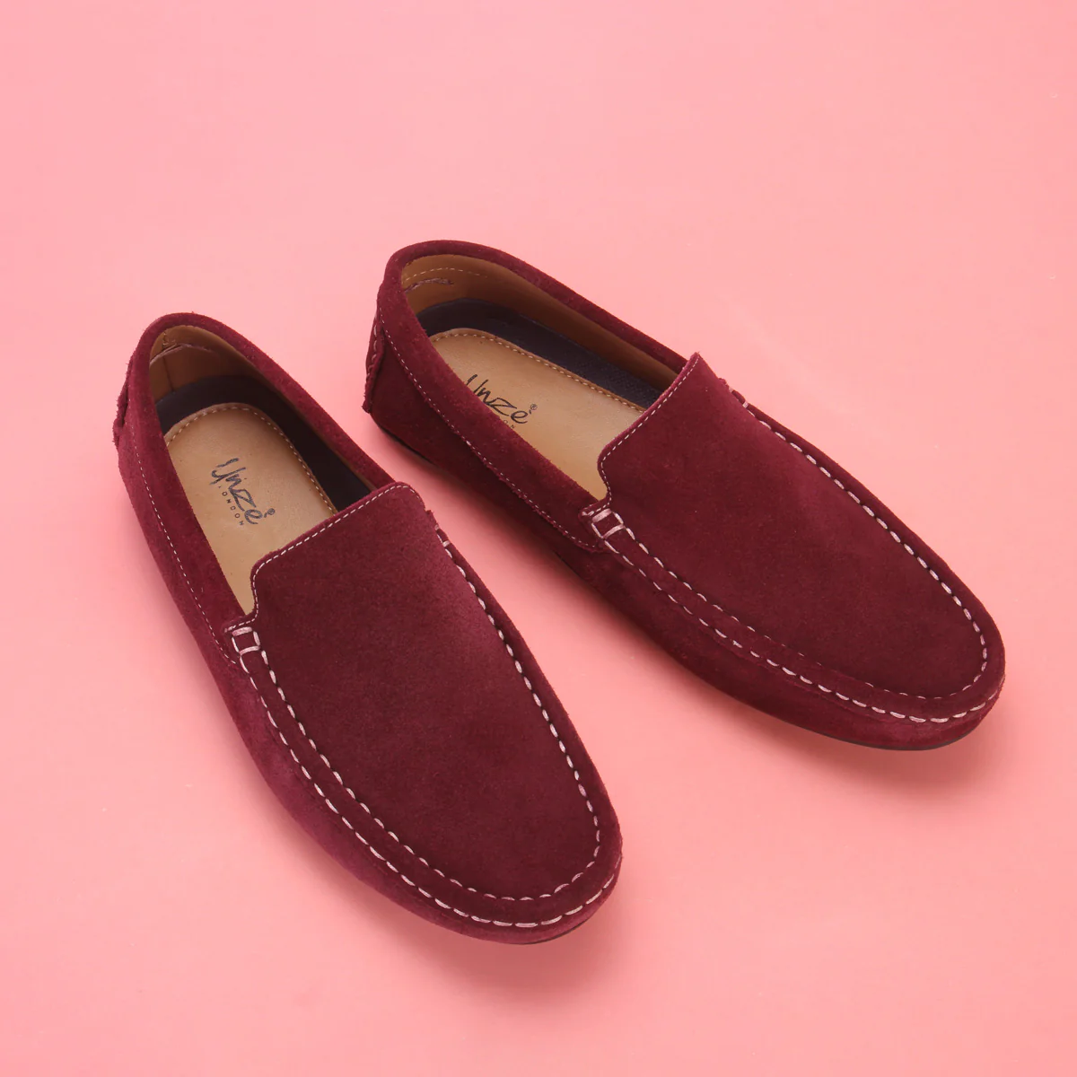 Mens "JAGUAR" Leather Winter Moccasins - Image 6