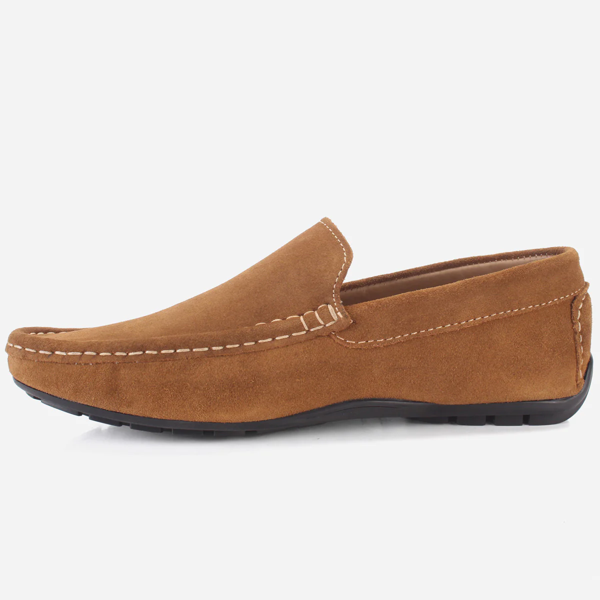 Mens "JAGUAR" Leather Winter Moccasins - Image 3