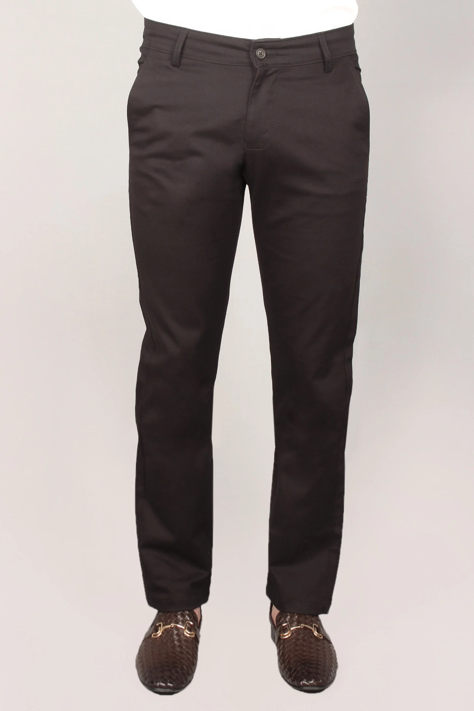 Men's "JASHUS" Plain Chino Casual Pant