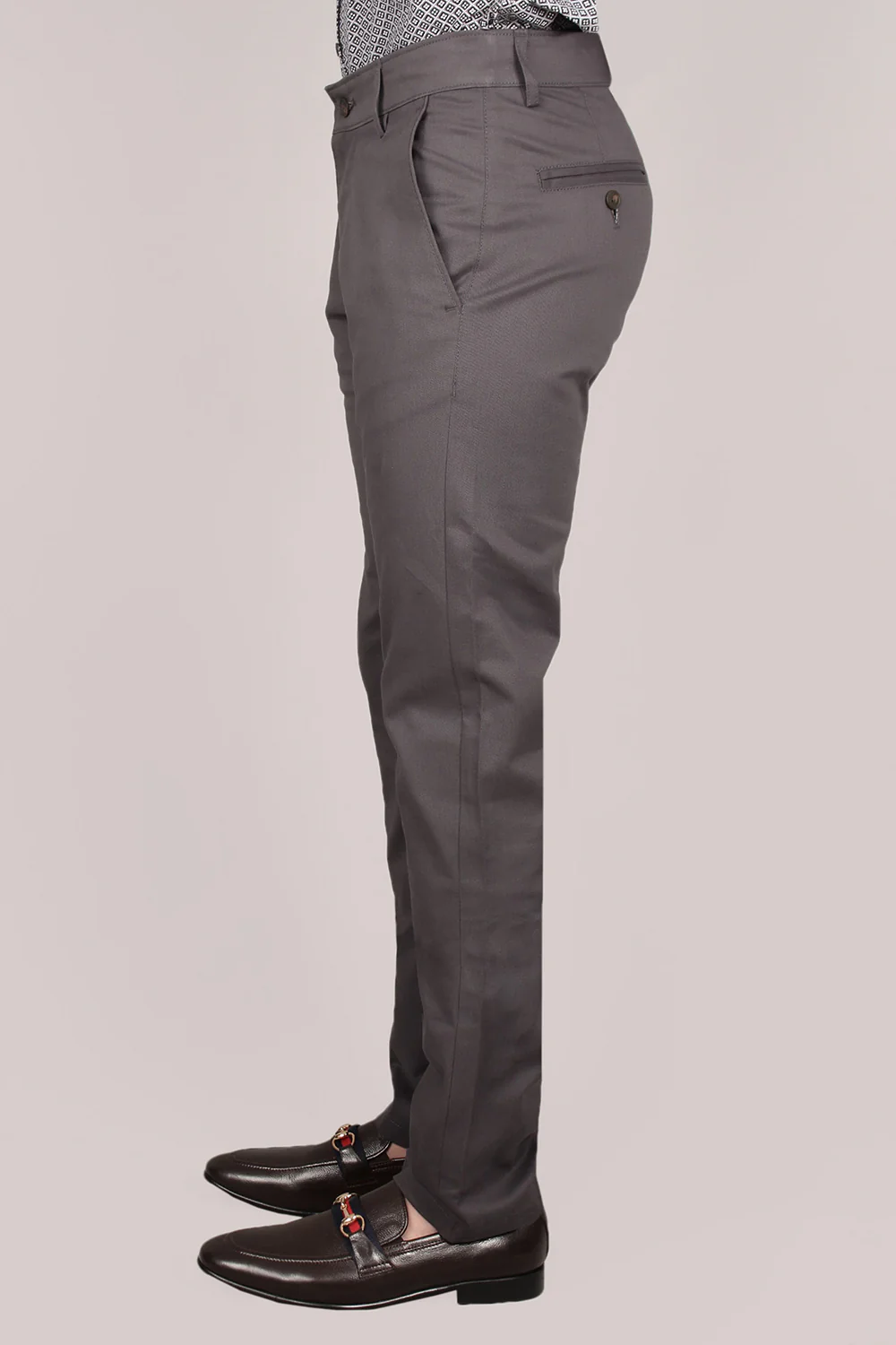 Men's "JASHUS" Plain Chino Casual Pant - Image 3