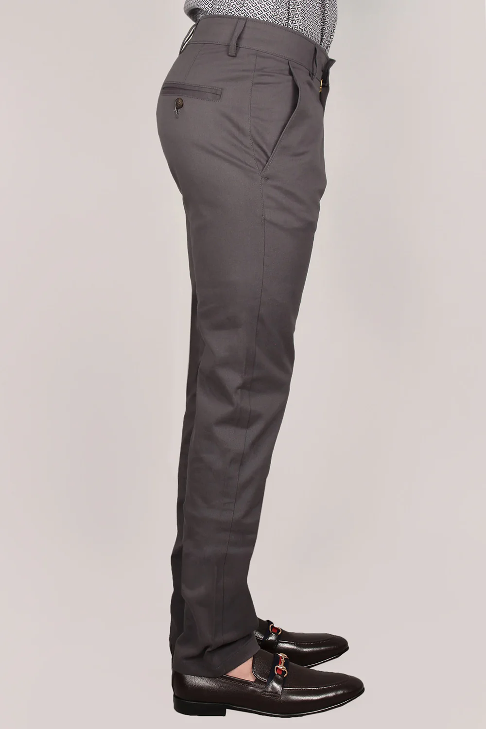Men's "JASHUS" Plain Chino Casual Pant - Image 4