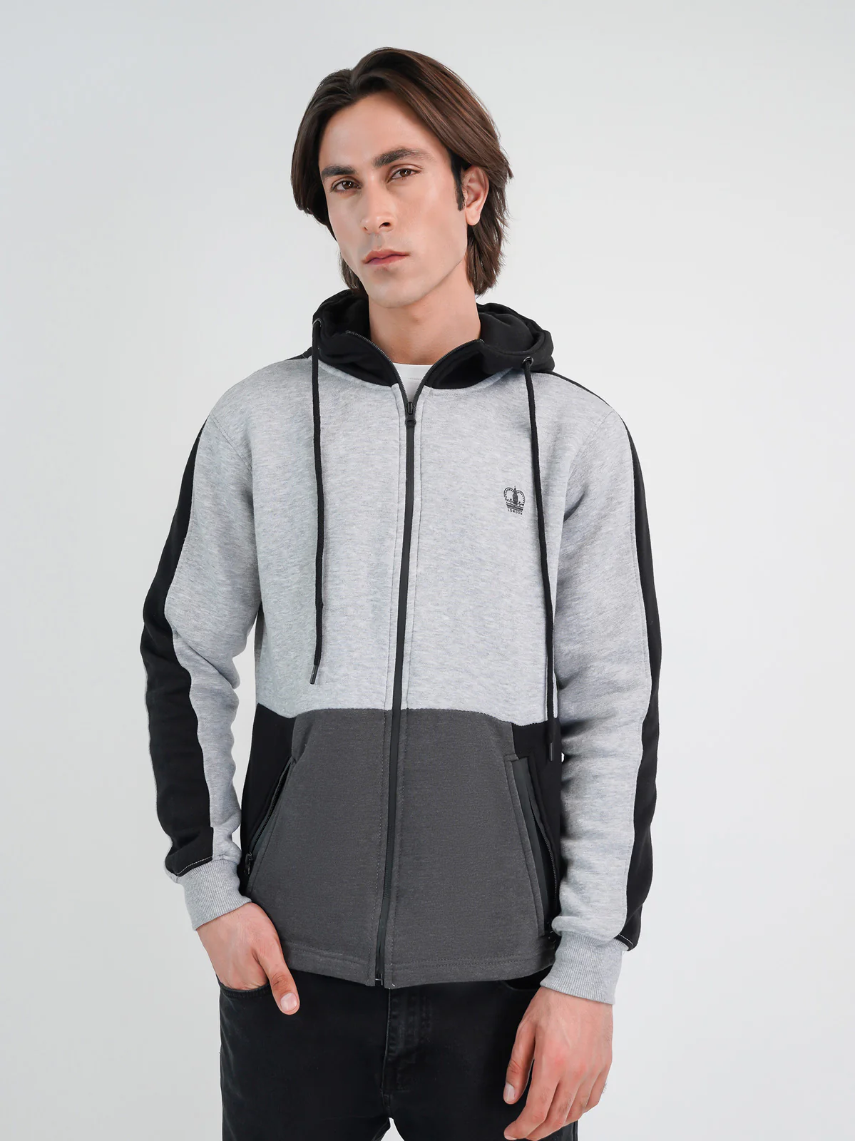 Mens "JEONG" Winter Zipper Hoodies - Image 2