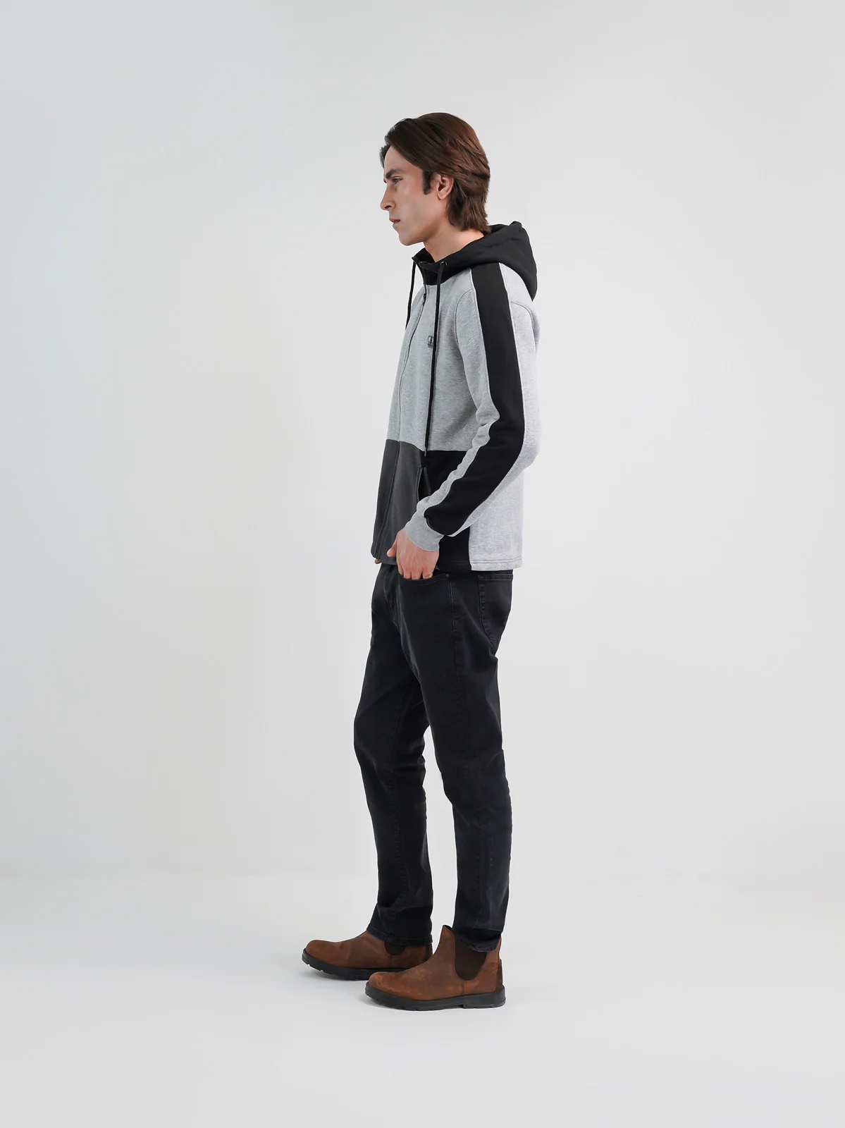Mens "JEONG" Winter Zipper Hoodies - Image 3