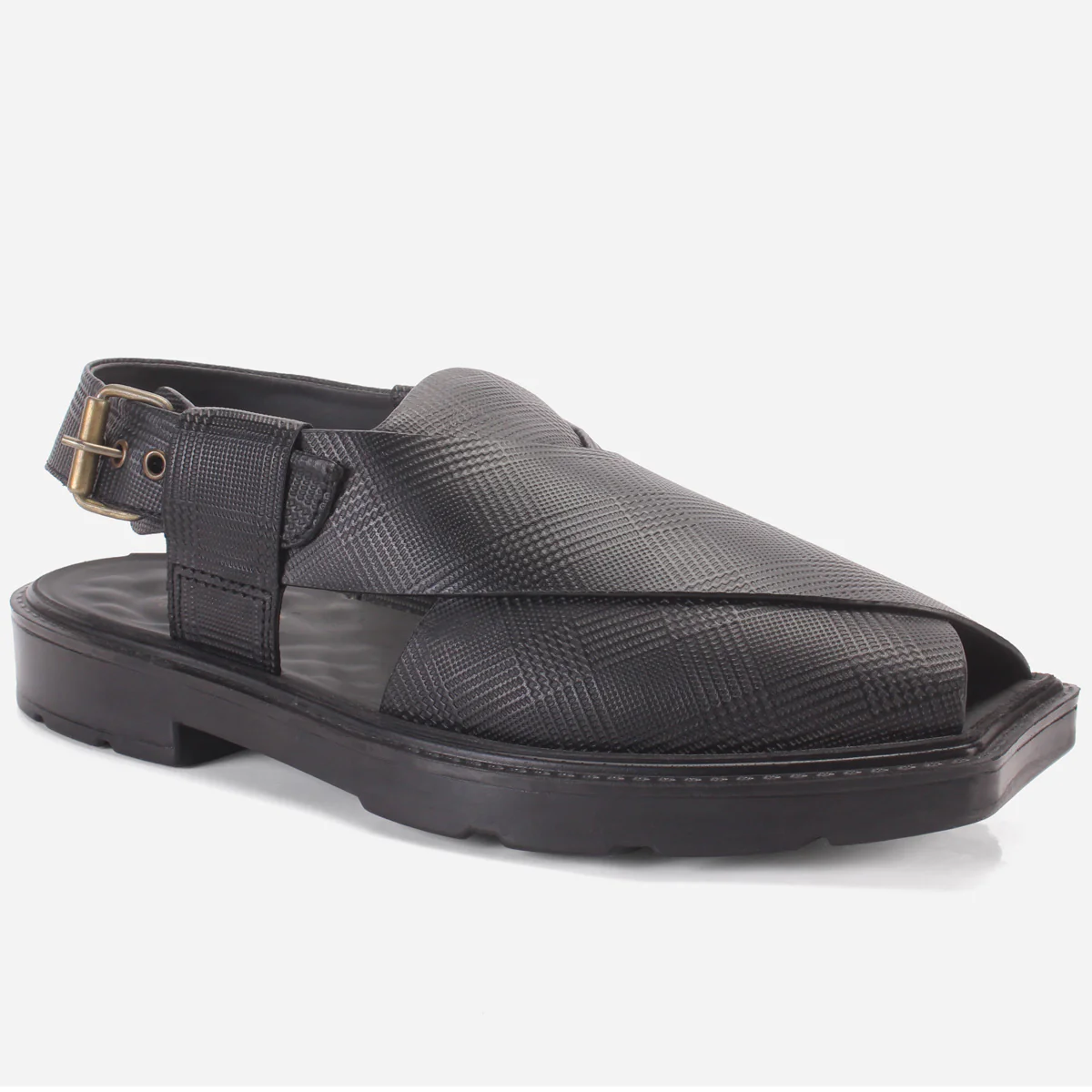 Men's "JINNAH" Leather Peshawari Sandals