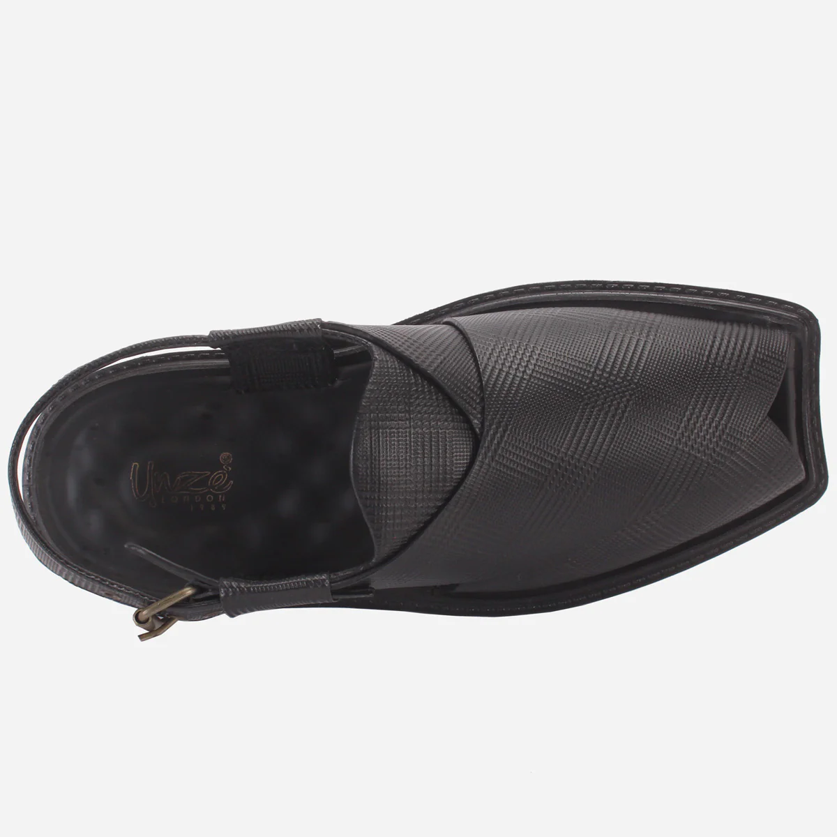 Men's "JINNAH" Leather Peshawari Sandals - Image 4