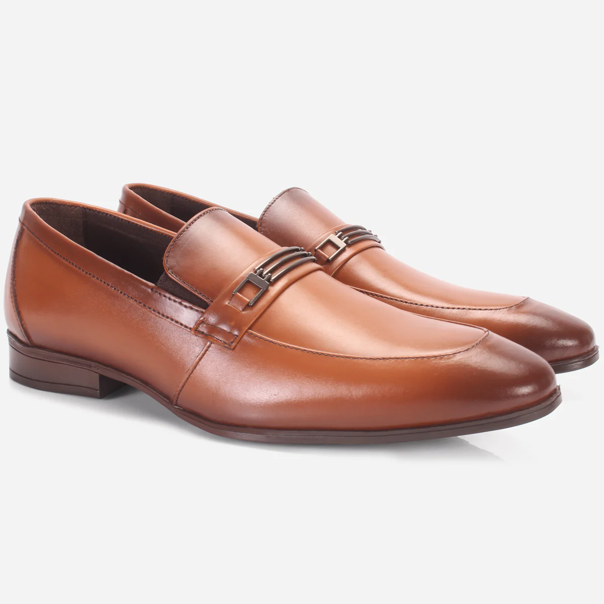 Mens "JOBAN" Leather Formal Slip-on Dress Shoes - Image 2
