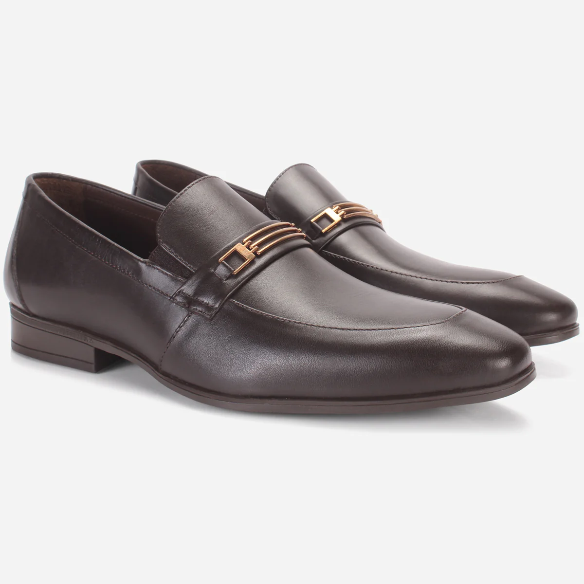 Mens "JOBAN" Leather Formal Slip-on Dress Shoes - Image 2