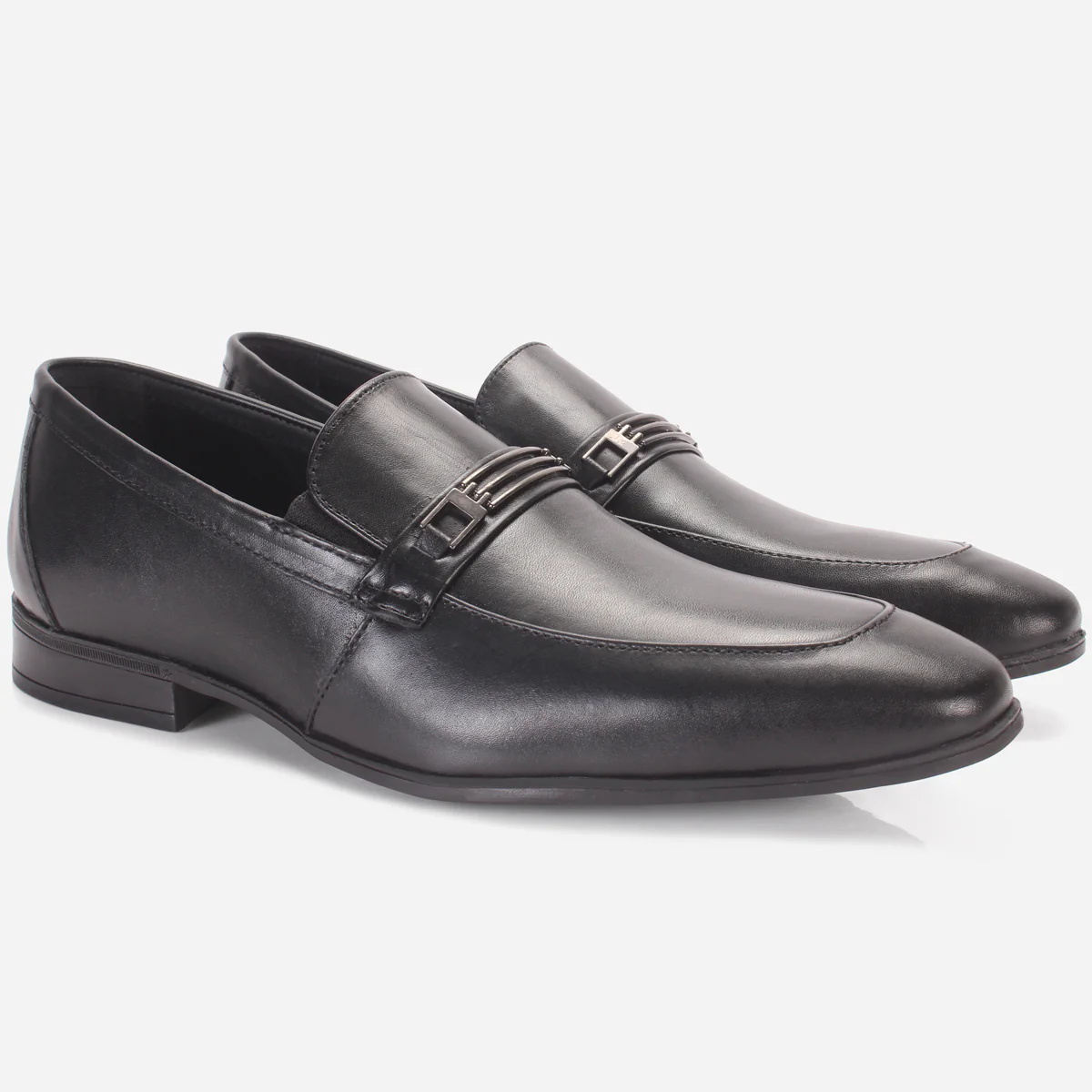 Mens "JOBAN" Leather Formal Slip-on Dress Shoes - Image 2
