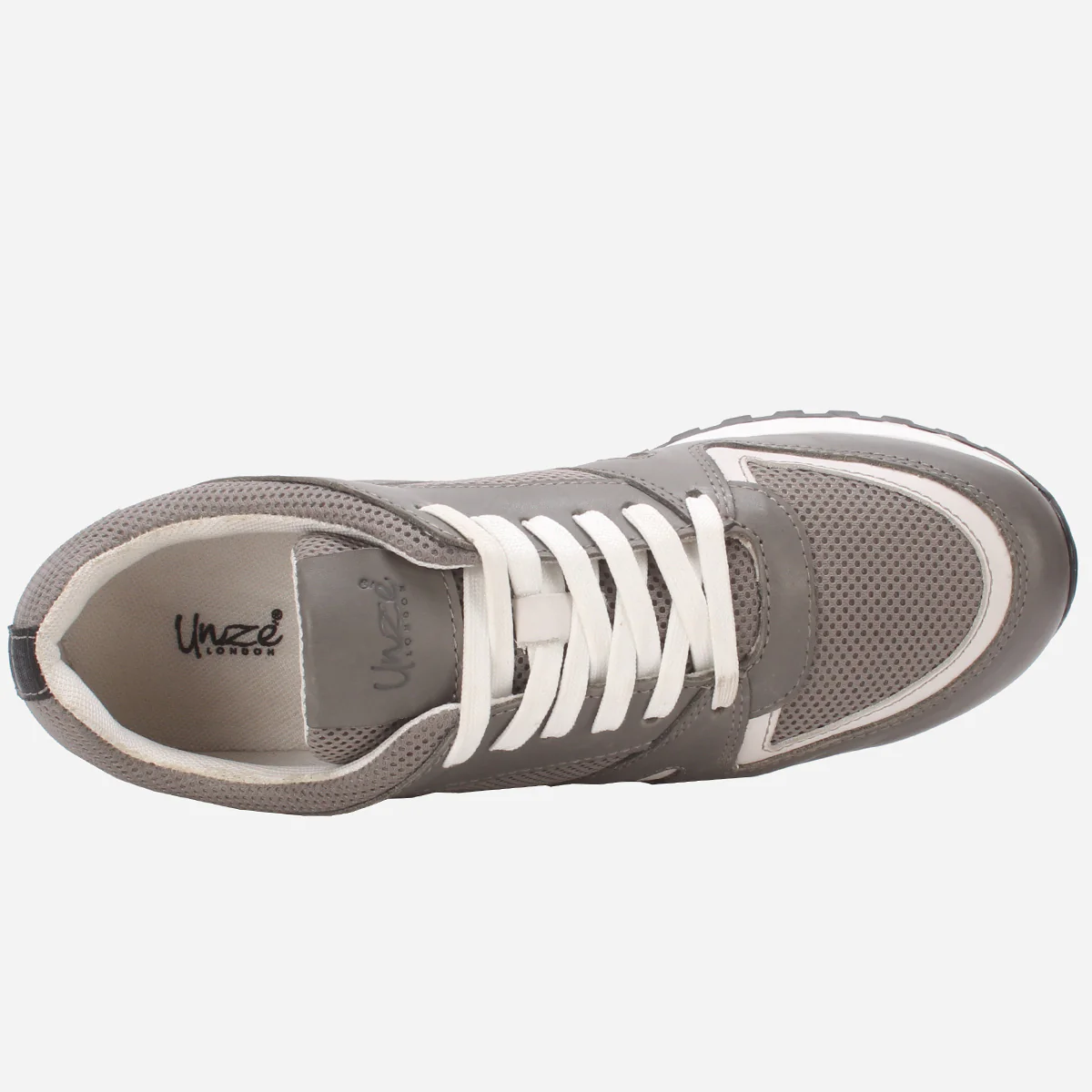 Men's "JOEZ" Lace Up Suede Sneakers Jogging Shoes - Image 4