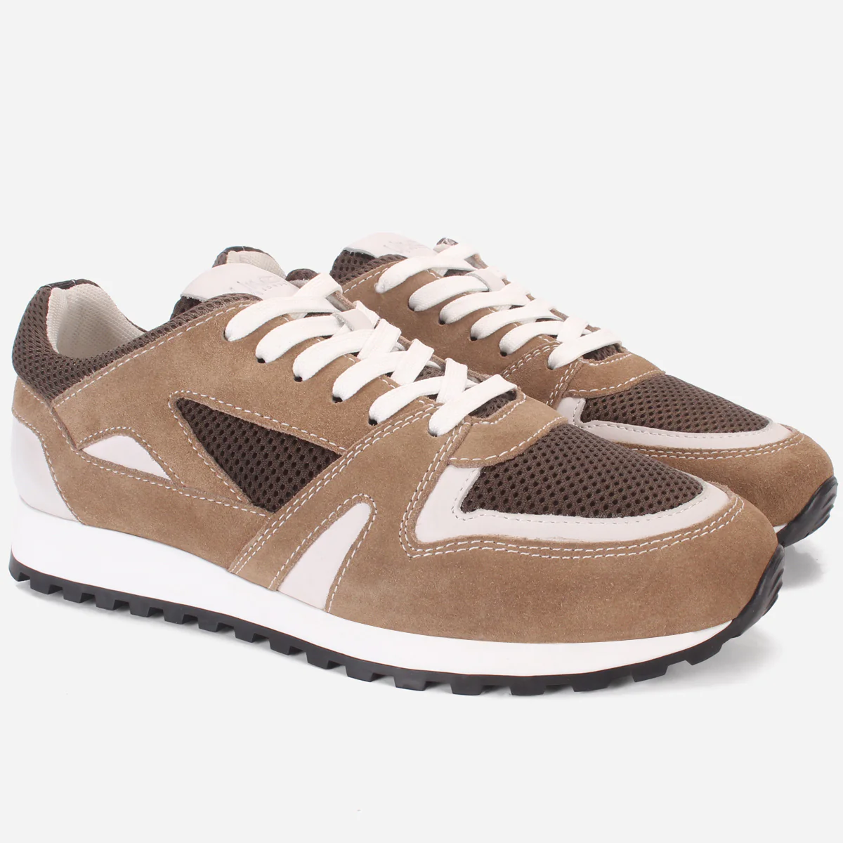 Men's "JOEZ" Lace Up Suede Sneakers Jogging Shoes - Image 2