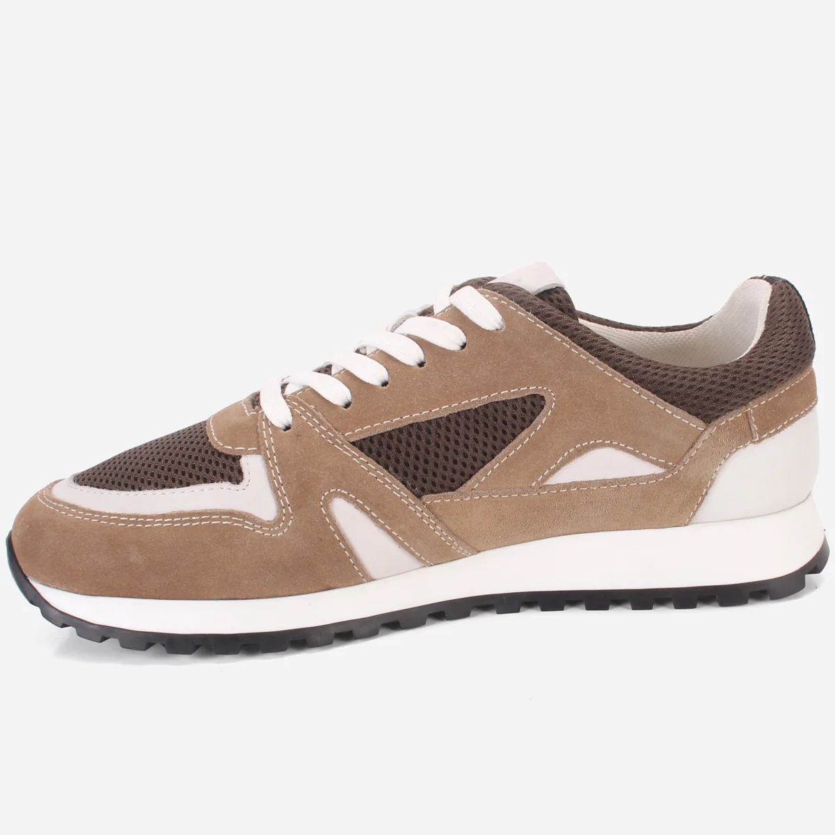 Men's "JOEZ" Lace Up Suede Sneakers Jogging Shoes - Image 3