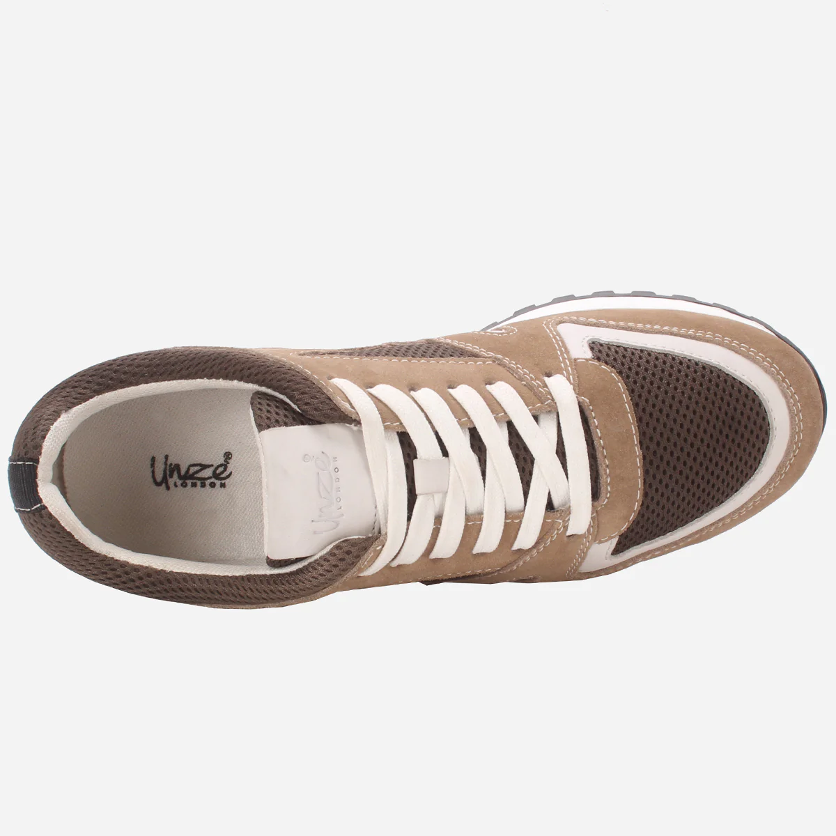 Men's "JOEZ" Lace Up Suede Sneakers Jogging Shoes - Image 4