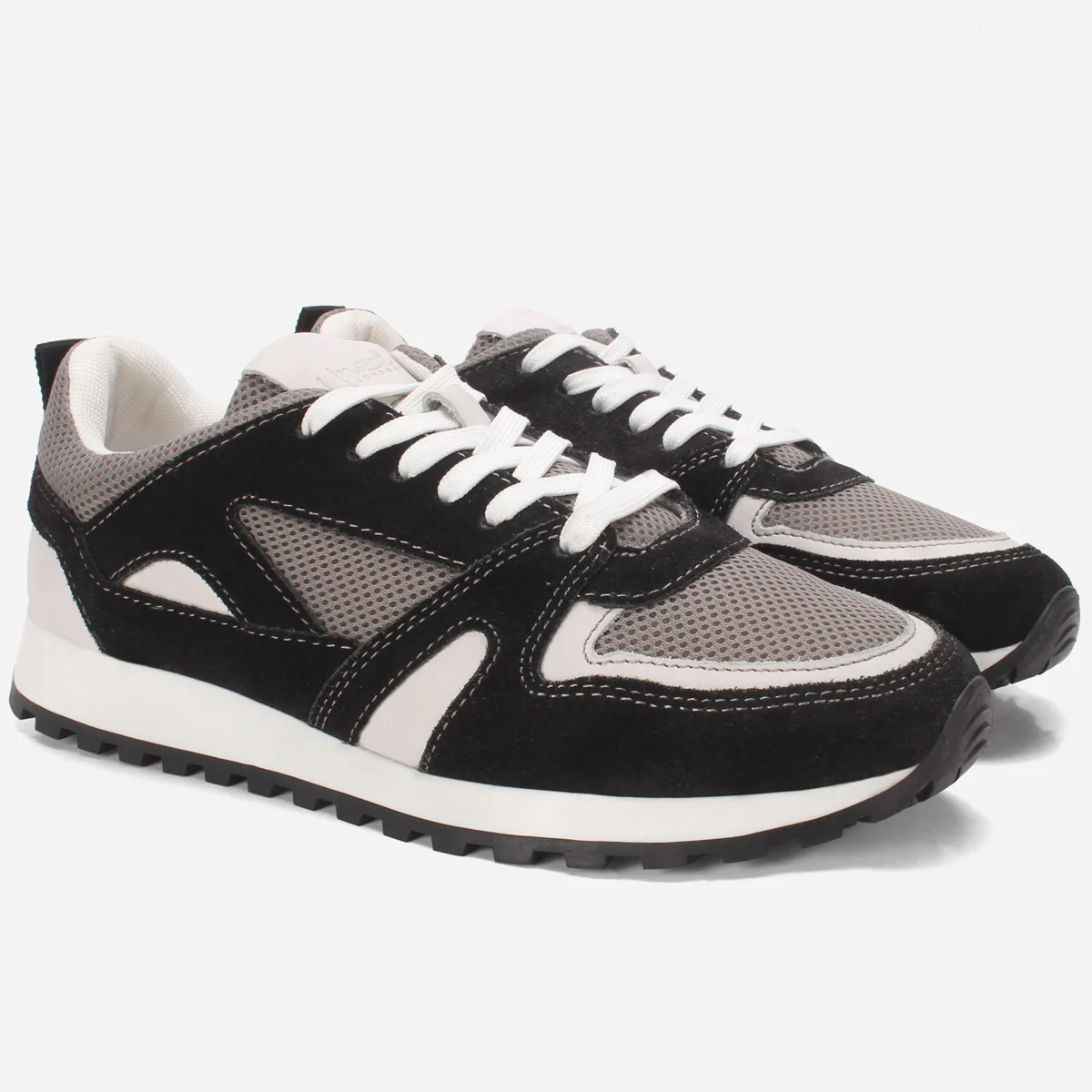 TMen's "JOEZ" Lace Up Suede Sneakers Jogging Shoes - Image 2