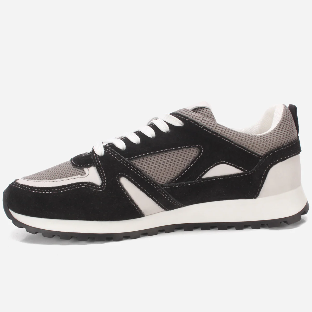 TMen's "JOEZ" Lace Up Suede Sneakers Jogging Shoes - Image 3