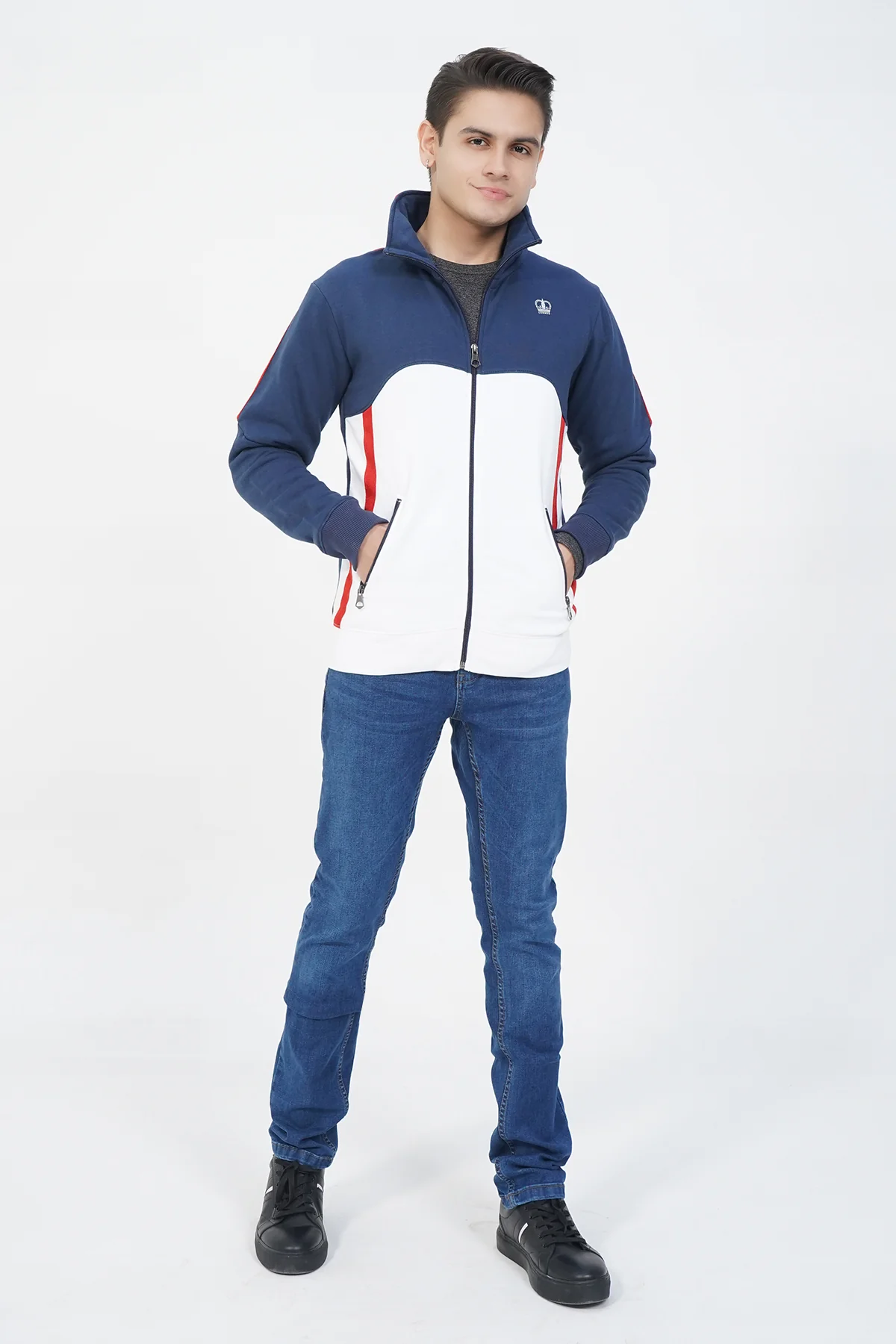 Mens "JONGSU" Winter Zipper Hoodies - Image 2