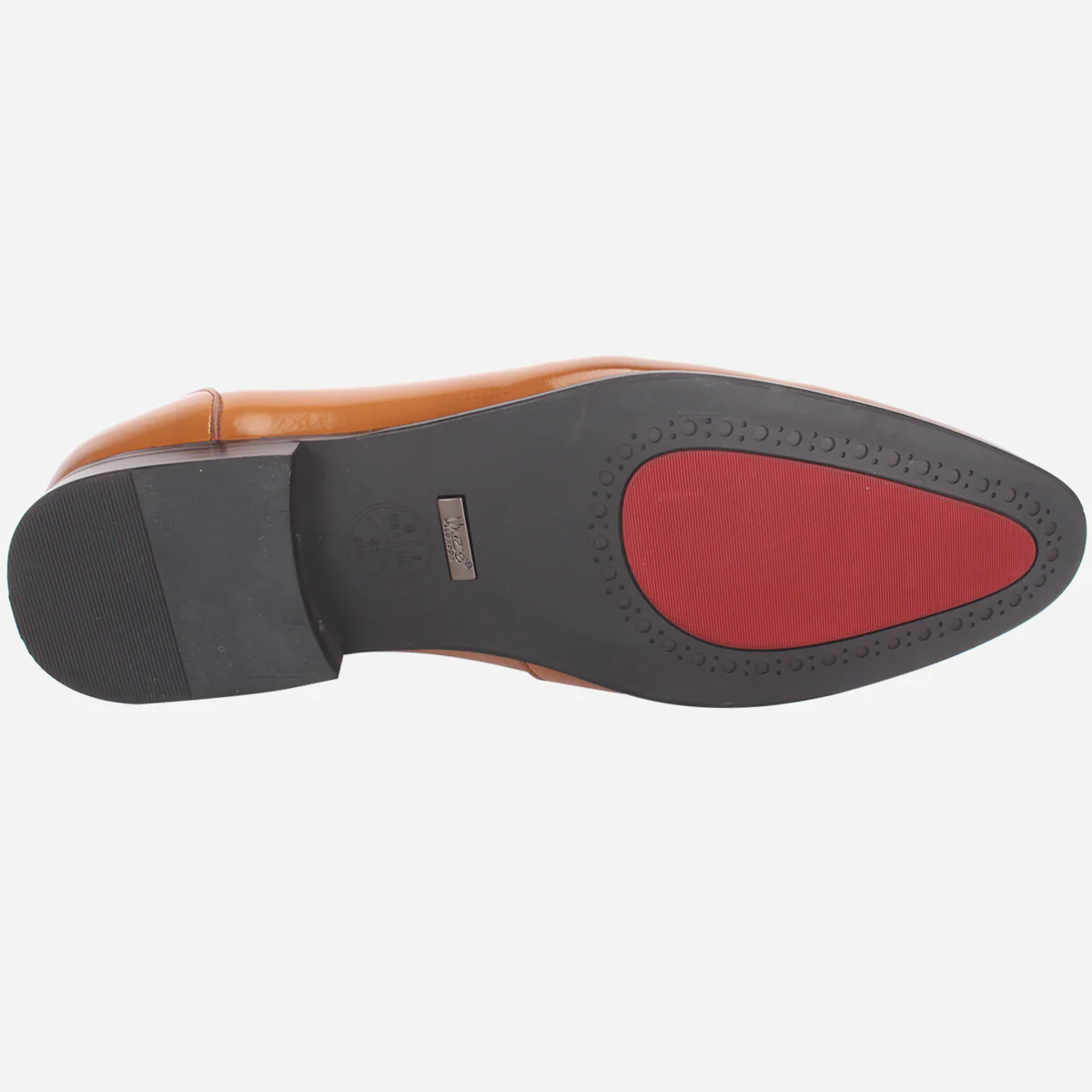 Mens "KAZIN" Leather Office Formal Slide In Shoes - Image 5